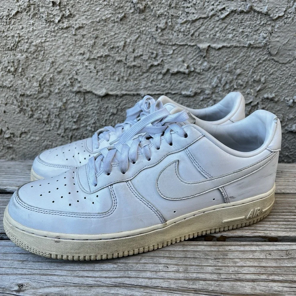 Nike Shoes Men Size 11.5 Air Force 1 '07 Fresh White DM0211-100 Casual
